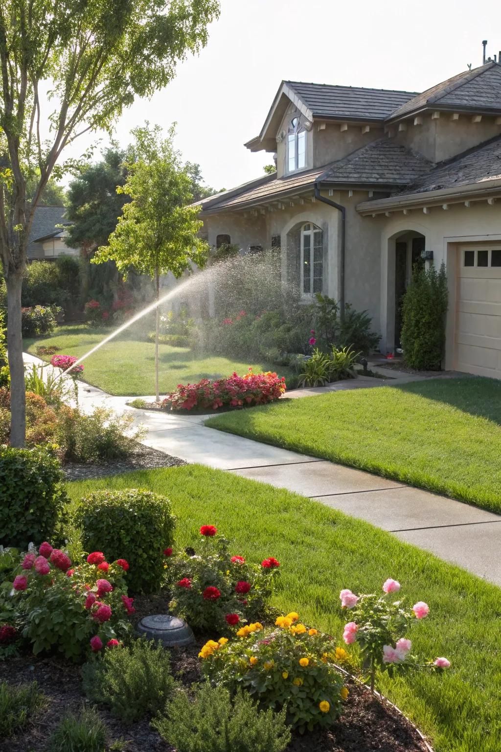 Automated irrigation maintains your garden’s hydration without manual labor.