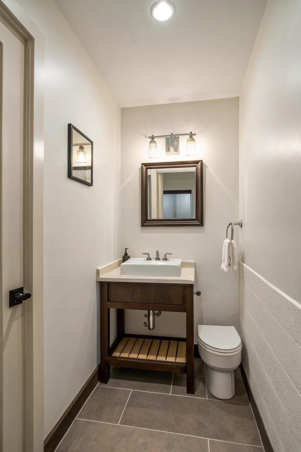 Useful design ensures practicality and aesthetics in this area.