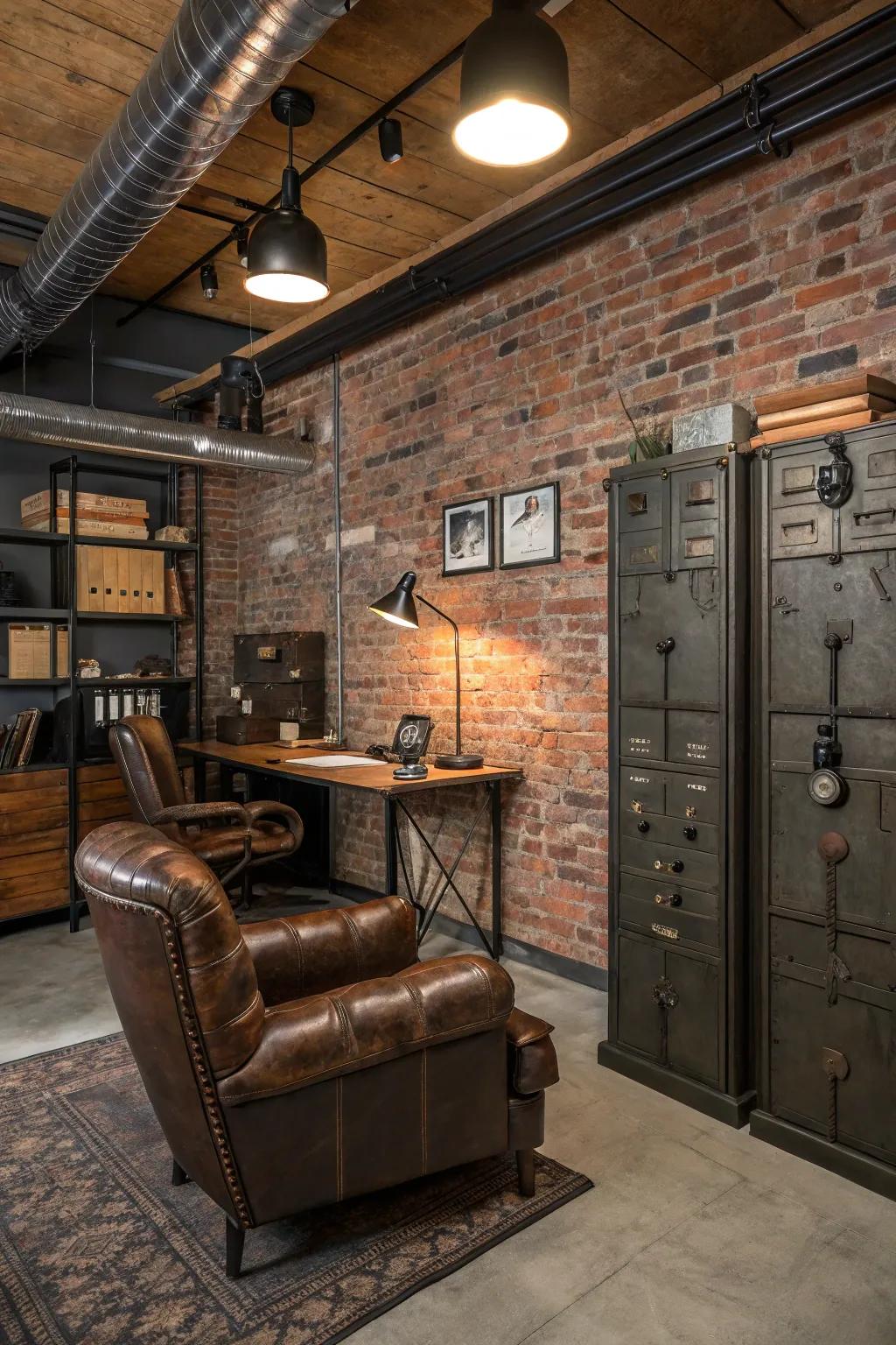 Factory-inspired elements add modern boldness and character.