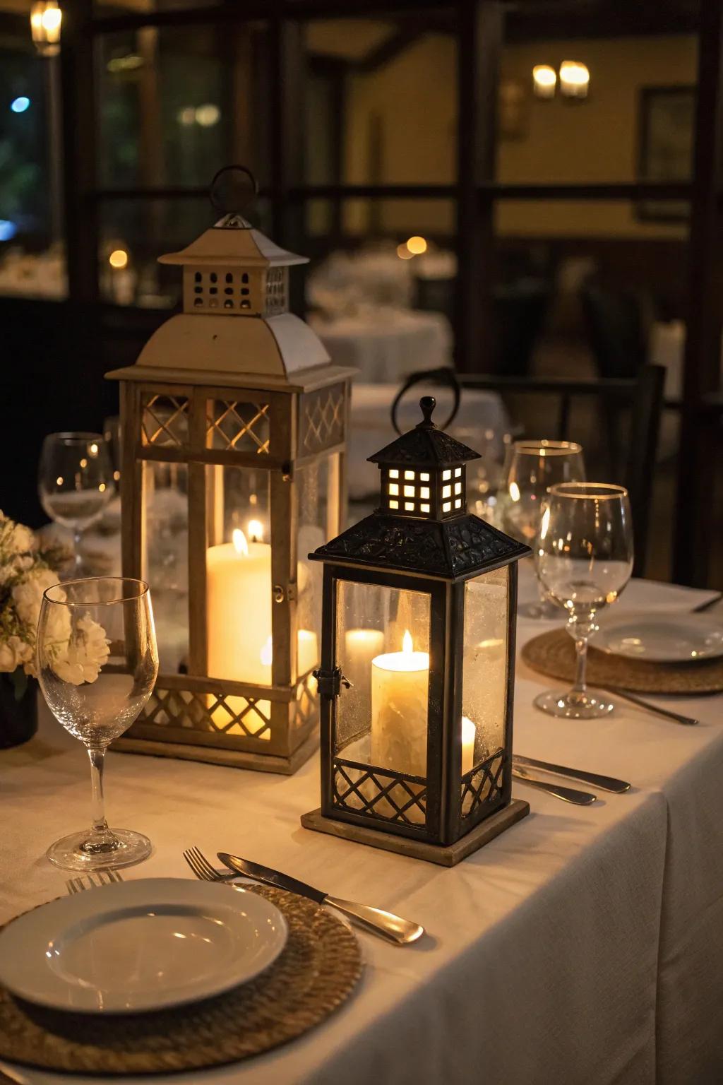 Beacon-style light bases offer a comfortable glow.