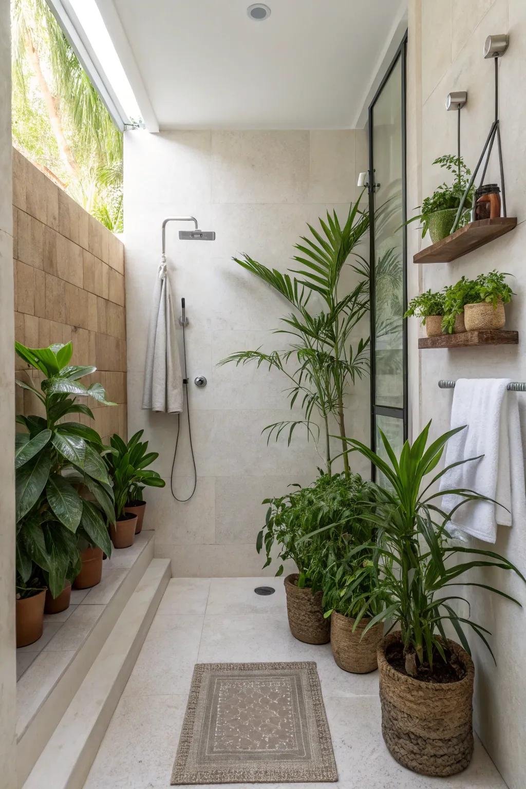 Decor and understated touches can transform your shower space.