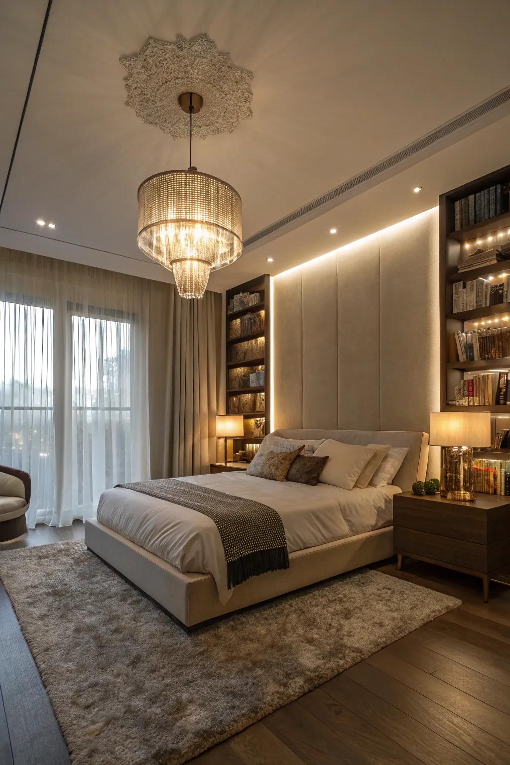 Functional lighting doubles as decorative pieces in your design.