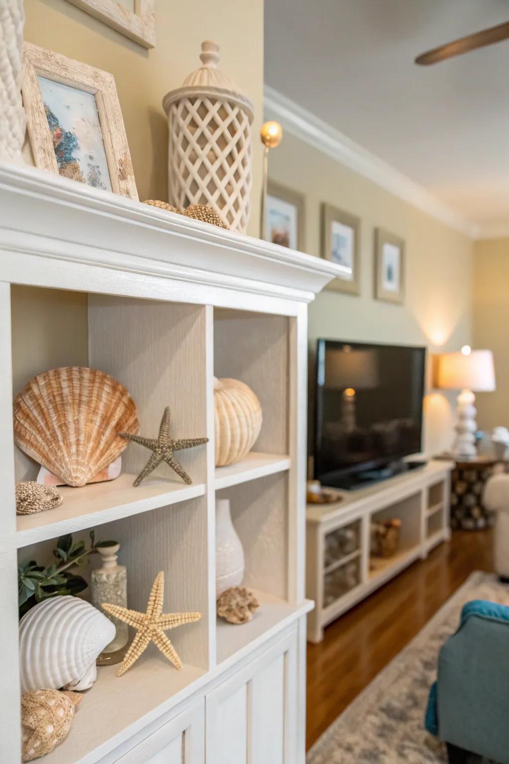 Seaside accessories usher in whimsy and charm.