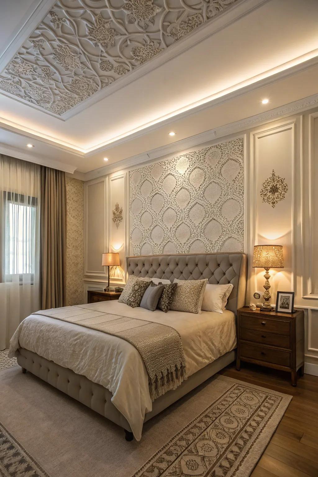 Ceiling accents can infuse unforeseen sophistication into your area.