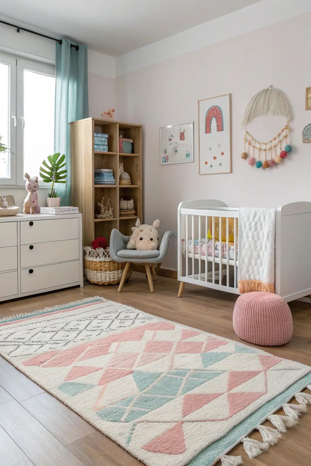 Washable ground coverings are a boon for busy parents.