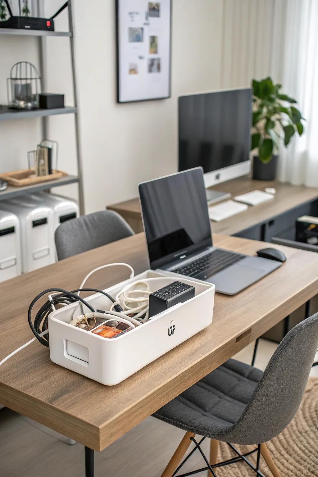 Clean up with smart cable management.