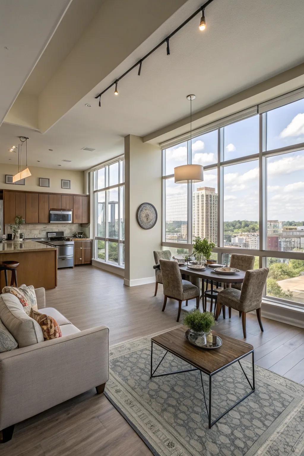 Open layouts promote fluidity and space.