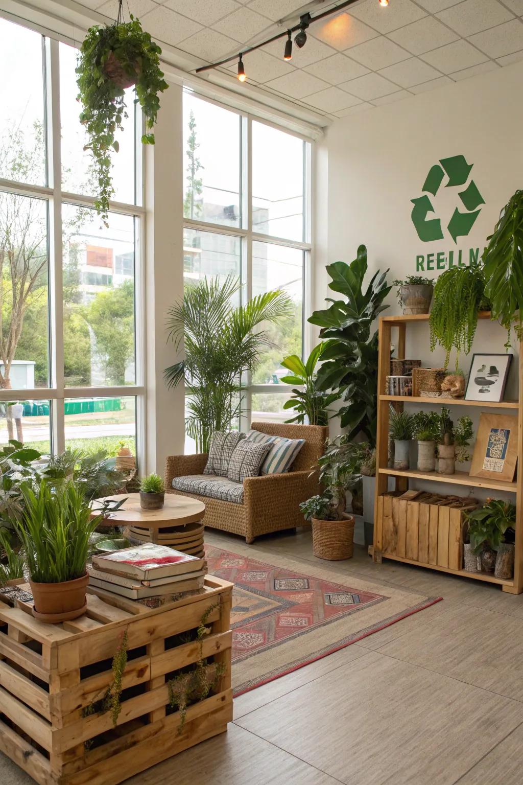 Enthusiasts of sustainability will find an environmentally conscious sanctuary theme appealing.