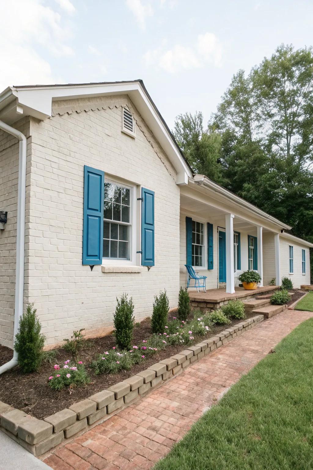 Understated hues with a twist deliver understated elegance.