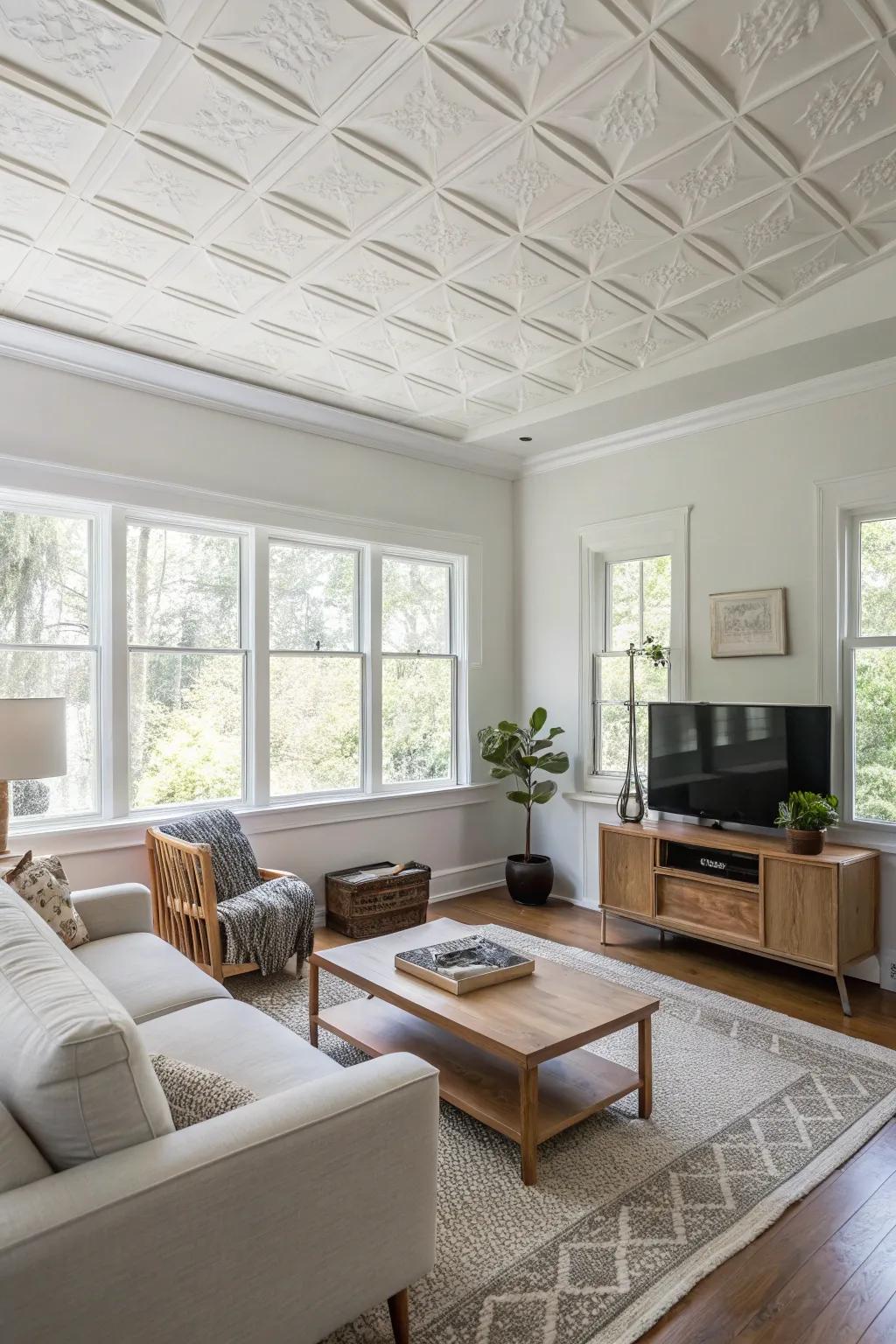 Panels can beautifully expand compact spaces.