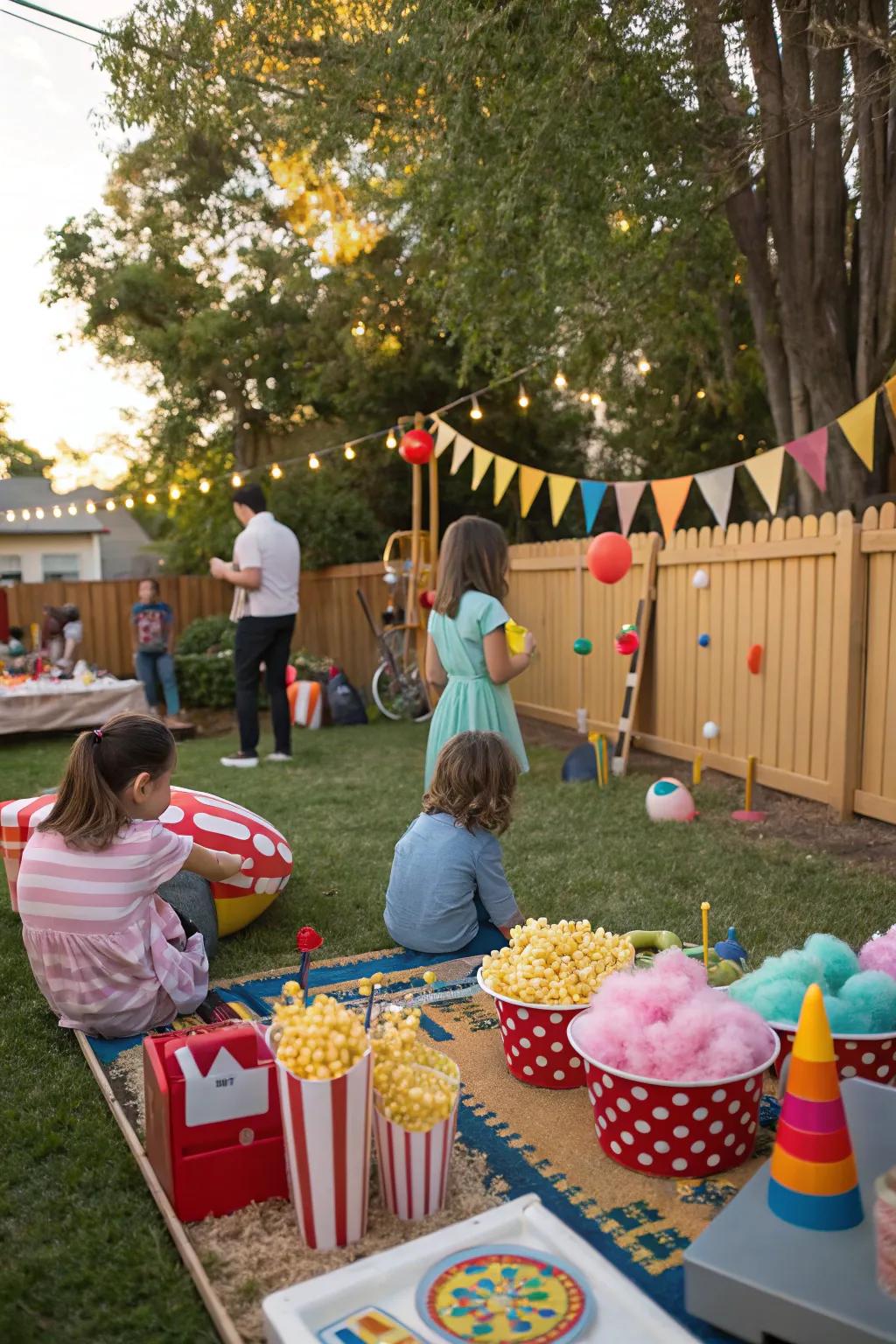 Relive childhood joy with a carnival extravaganza.
