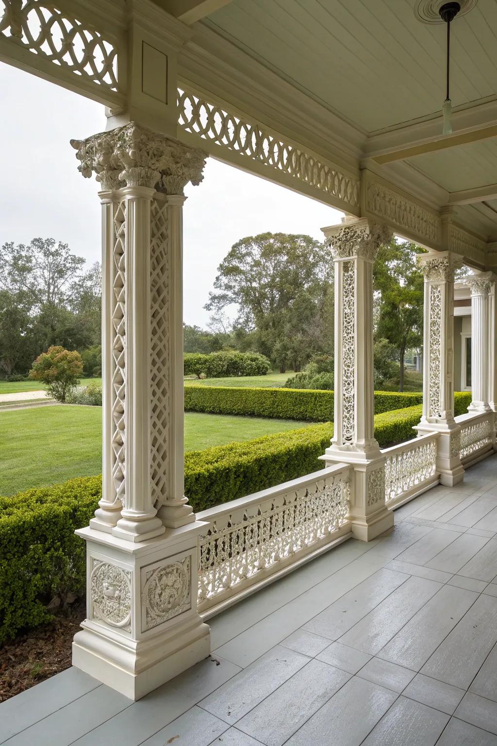 Column wraps offer a quick and impressive update.