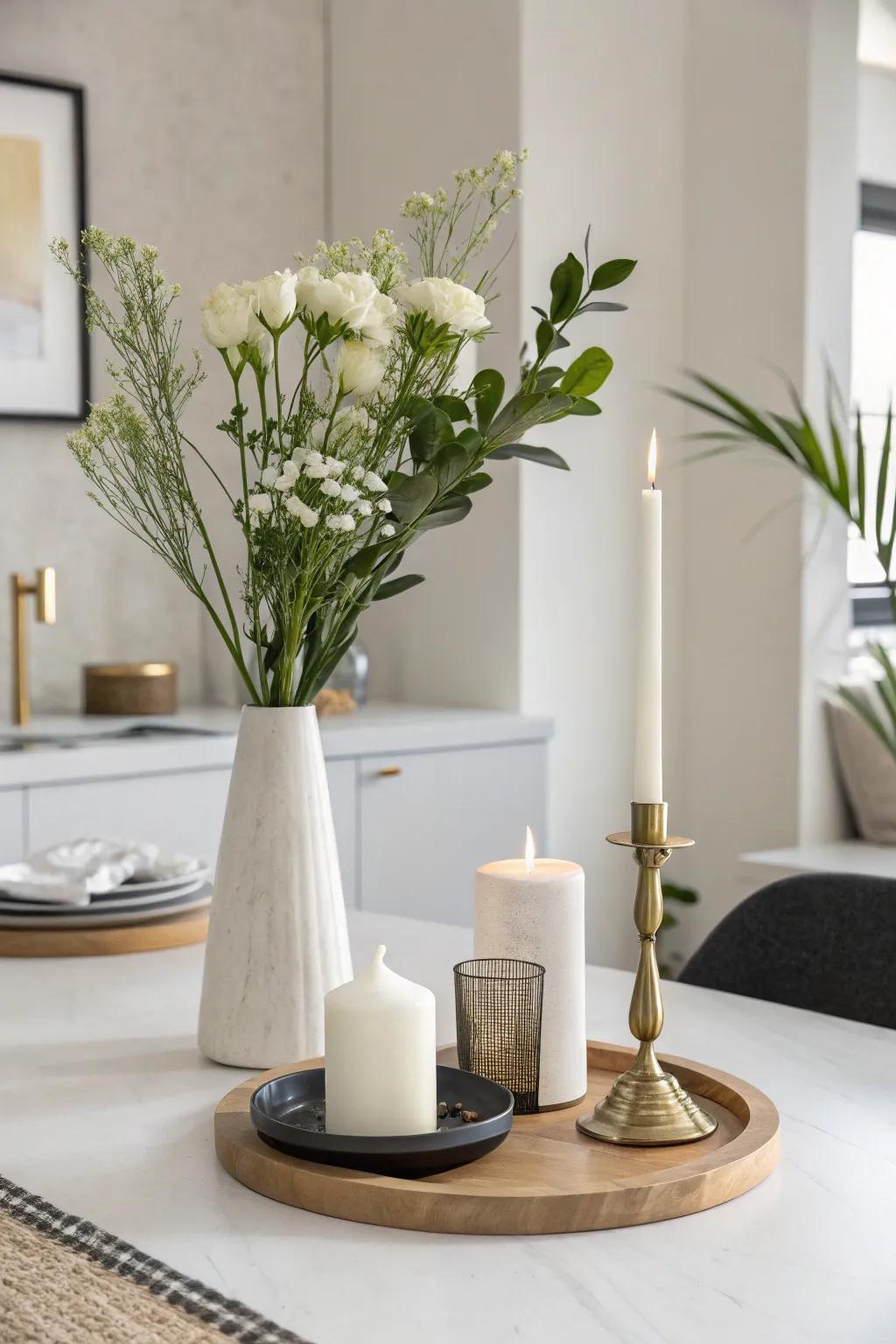 Minimalist showcases can make a striking and intentional statement.