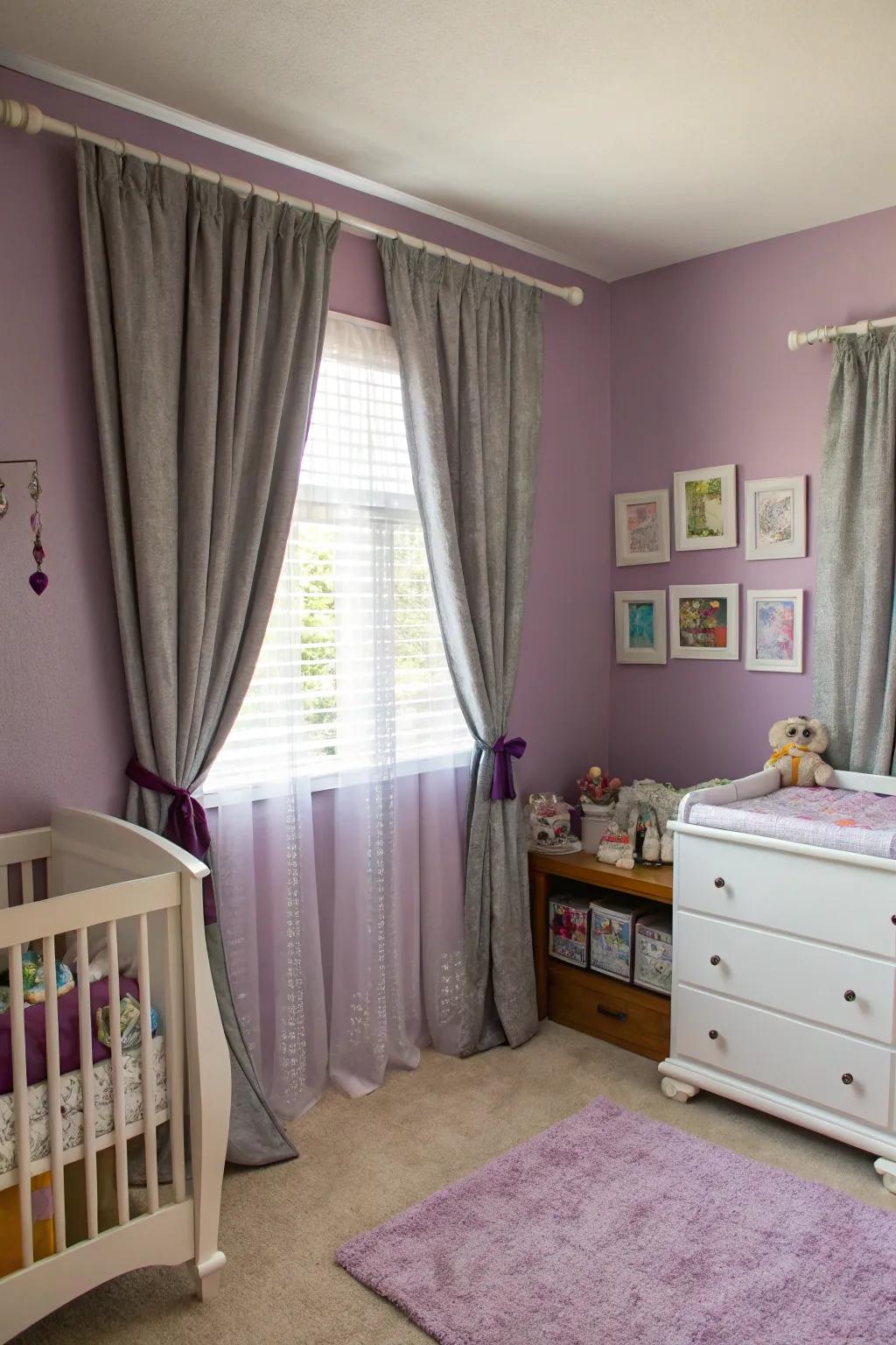 Complementary window coverings contribute dimension and elegance.