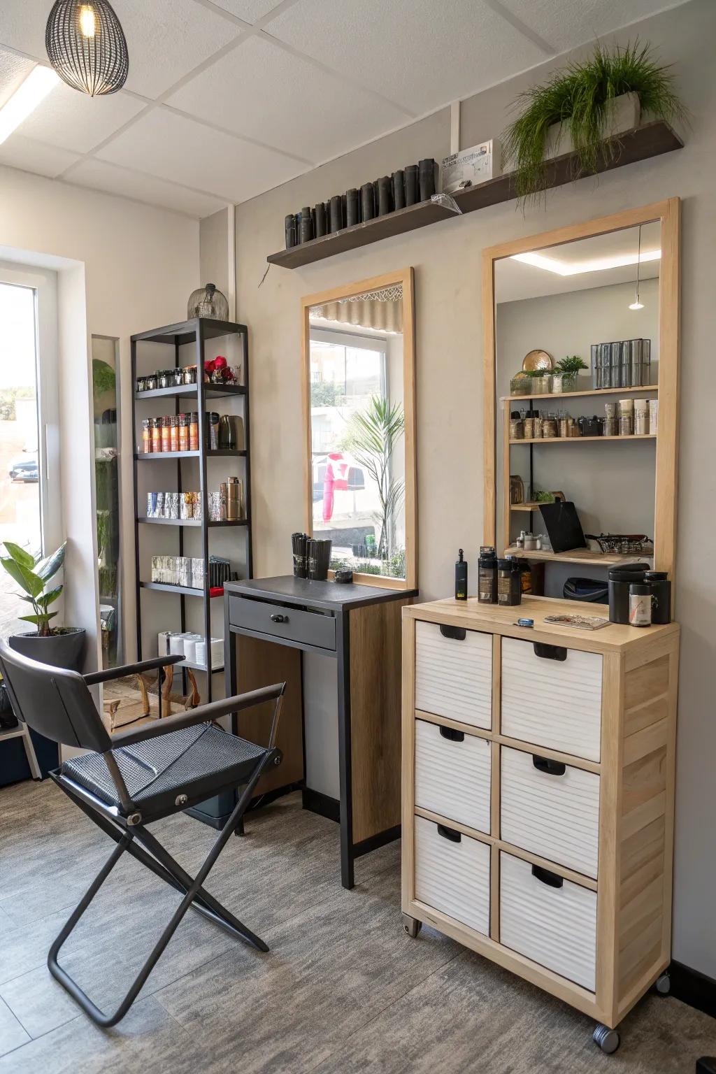 Ingenious solutions to expand the perception of smaller areas.