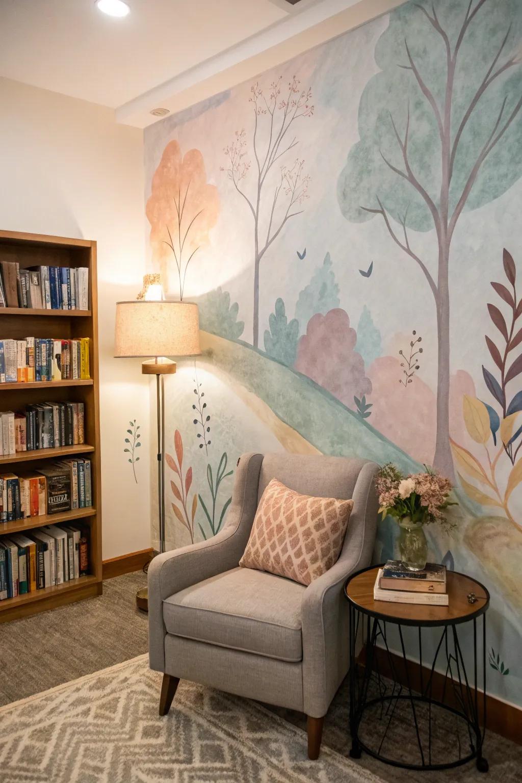 Dreamlike watercolors for a peaceful retreat