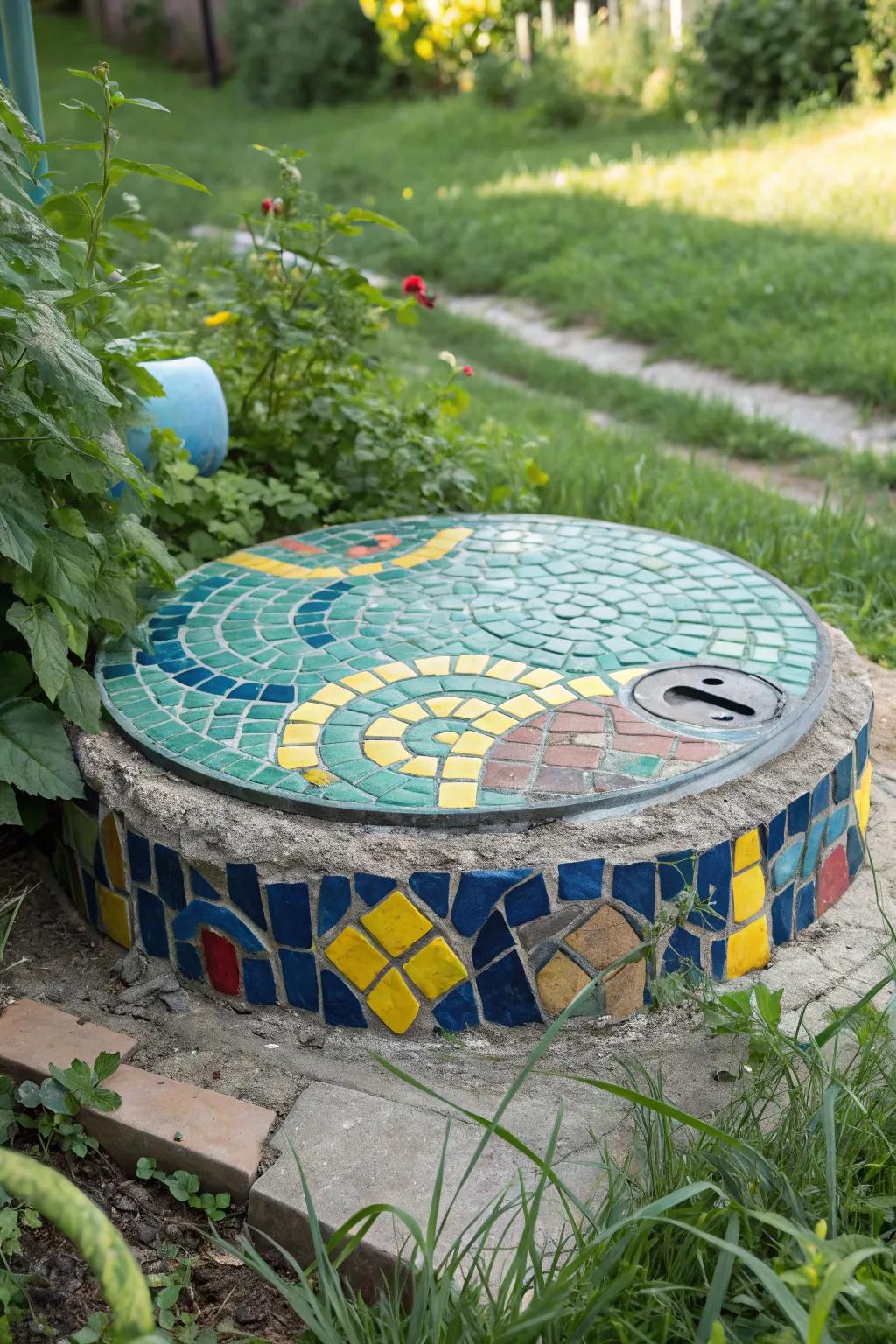 Artistic patterns infuse artistic flair into gardens.