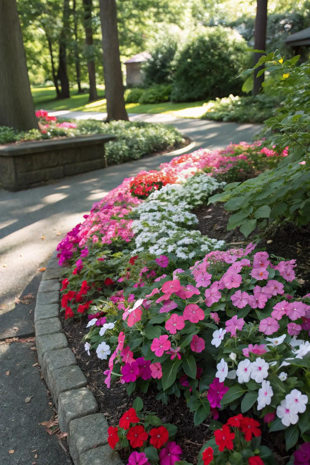 Shade-thriving flowers inject color and vitality into lackluster corners.