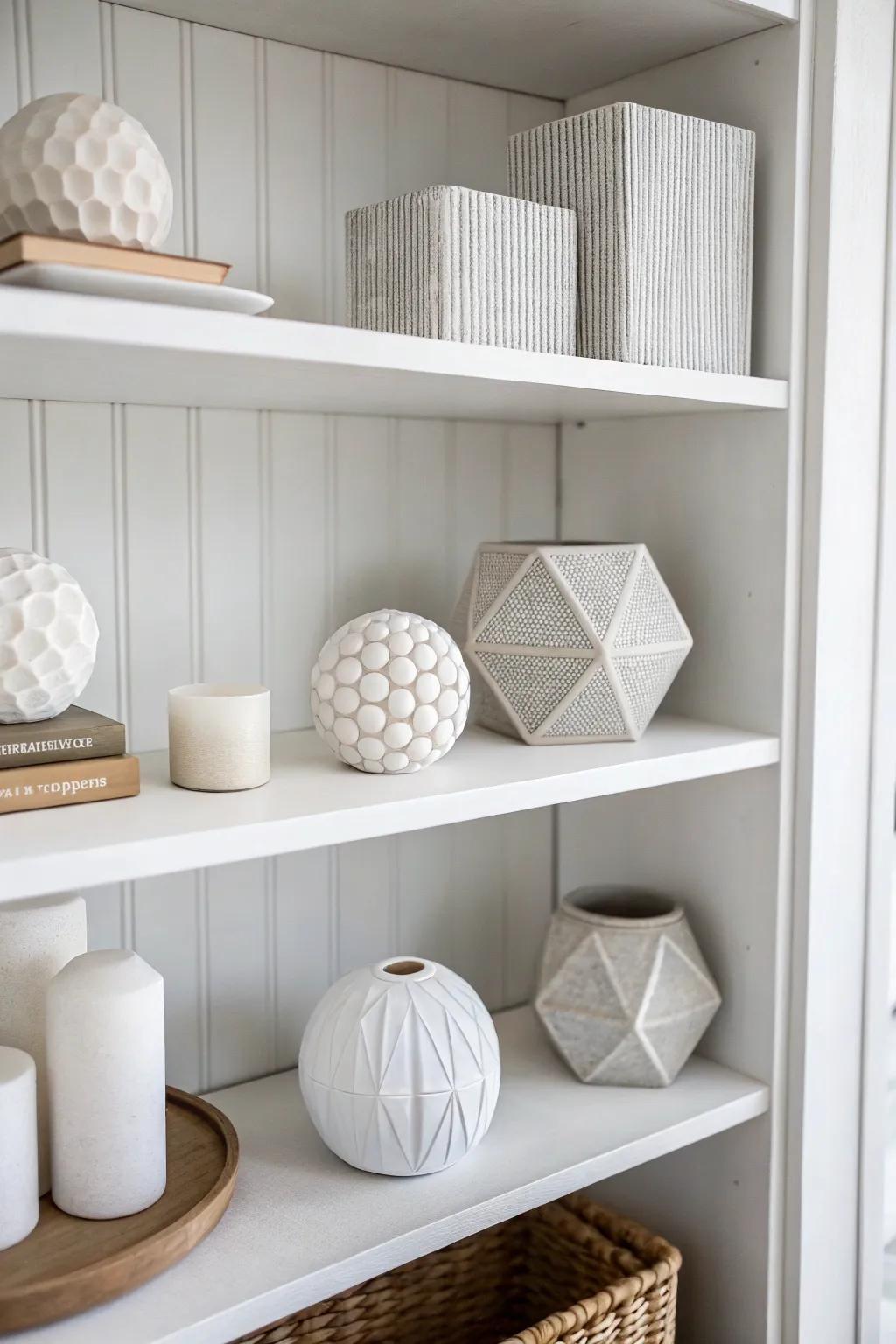 Distinct outlines inject intrigue and visual appeal to displays.