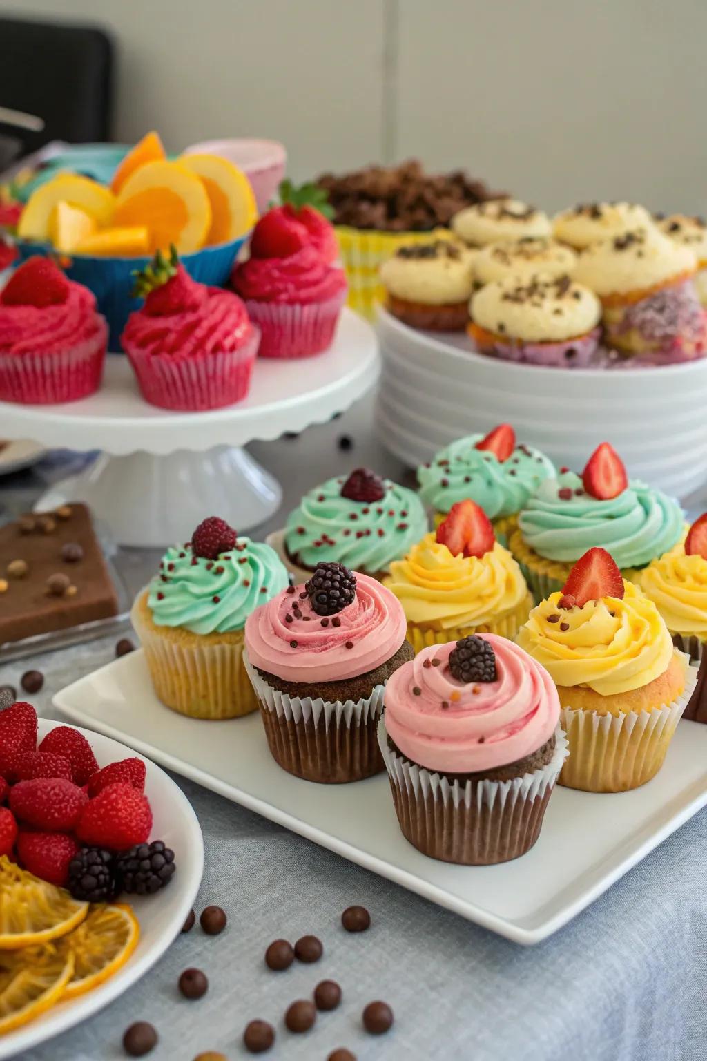 With a cupcake decorating challenge, let your imagination run wild.