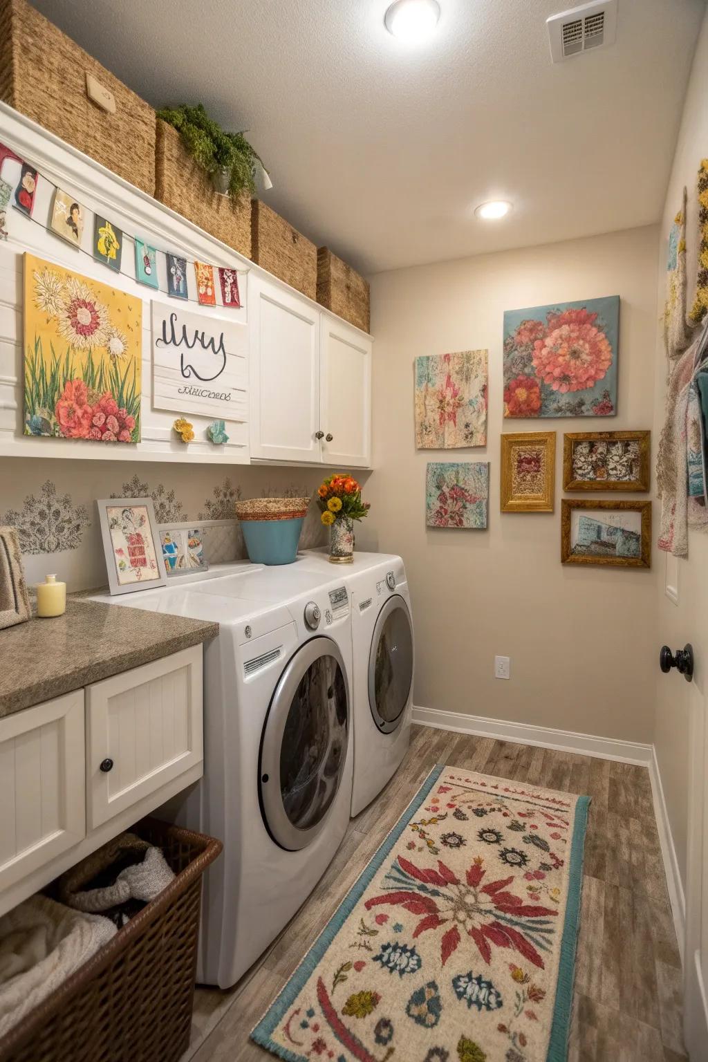 Showcase your personal style through customized decor touches.