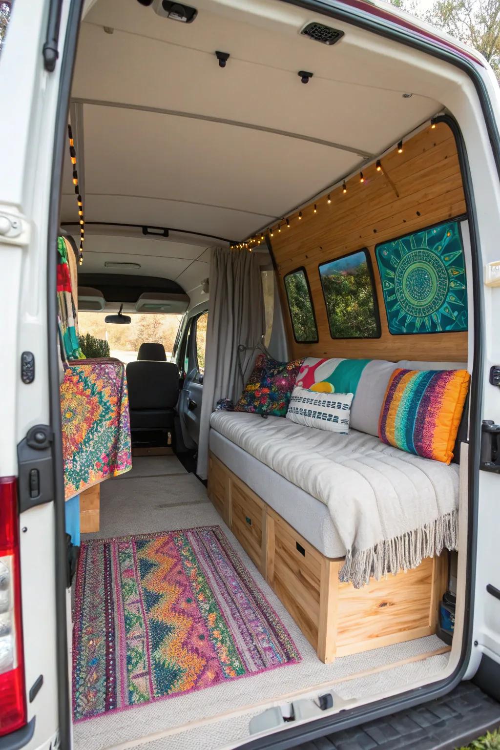 Custom decor adds character.