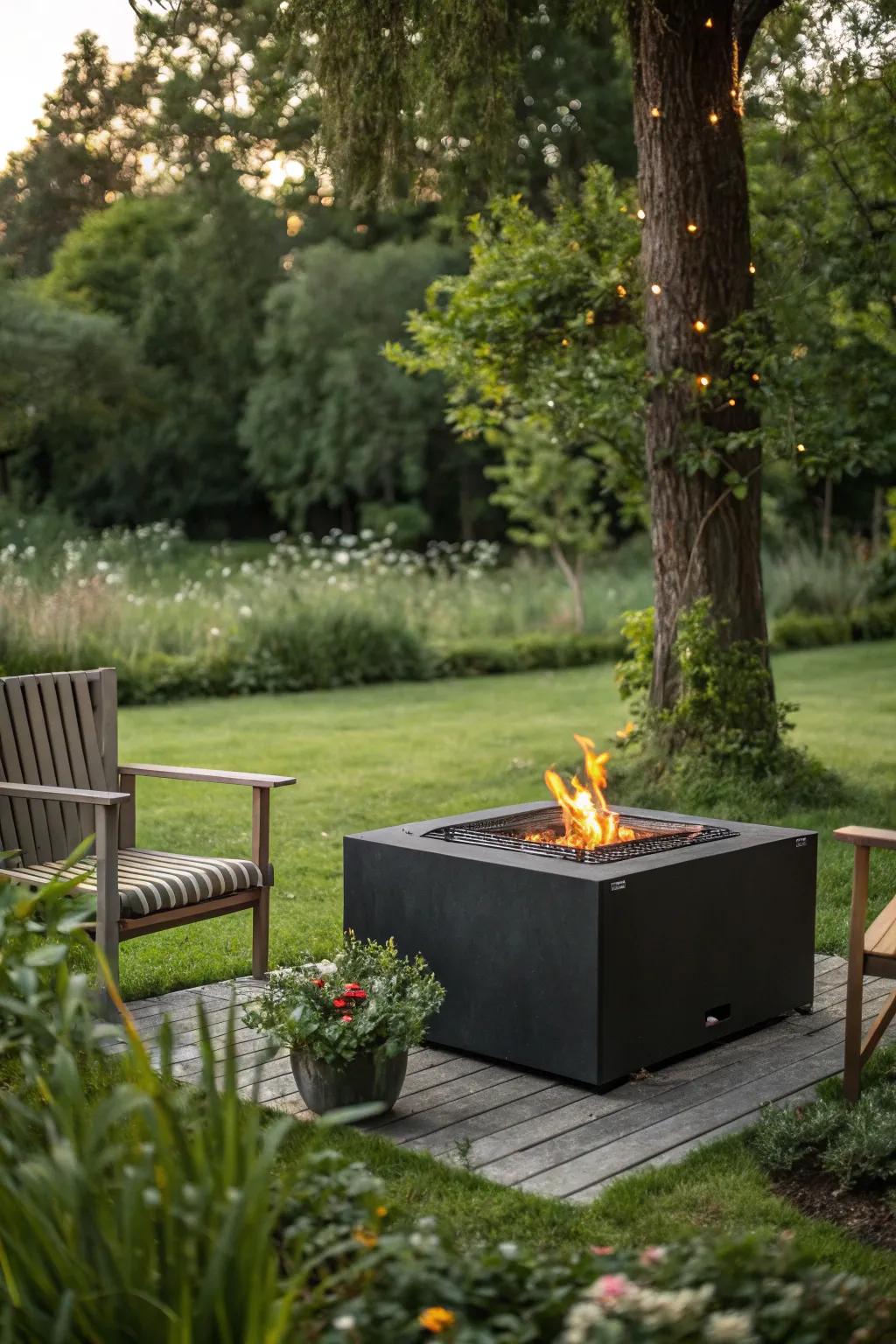 Eco-friendly fire pits represent a sustainable choice.