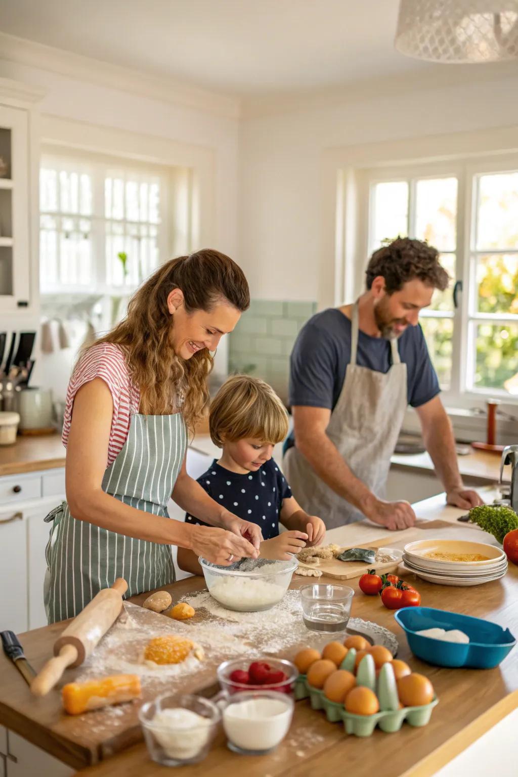 Inspire culinary creativity with a lively cooking contest.