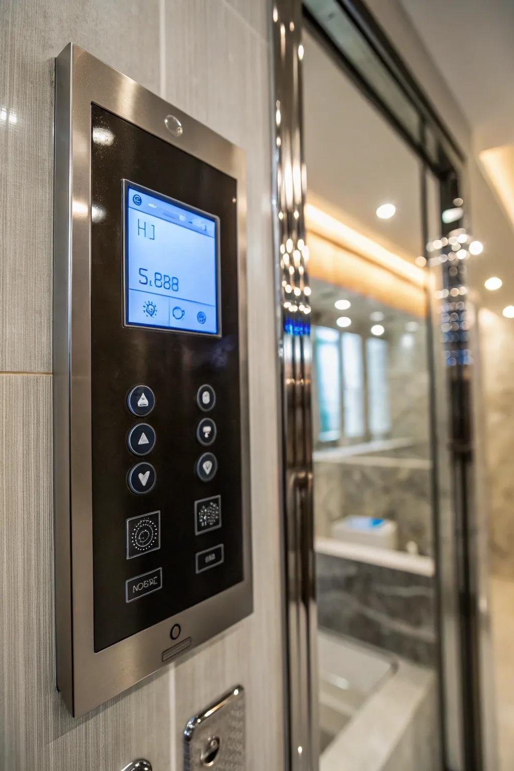 Digital interfaces introduce ease and innovation to steam showers.