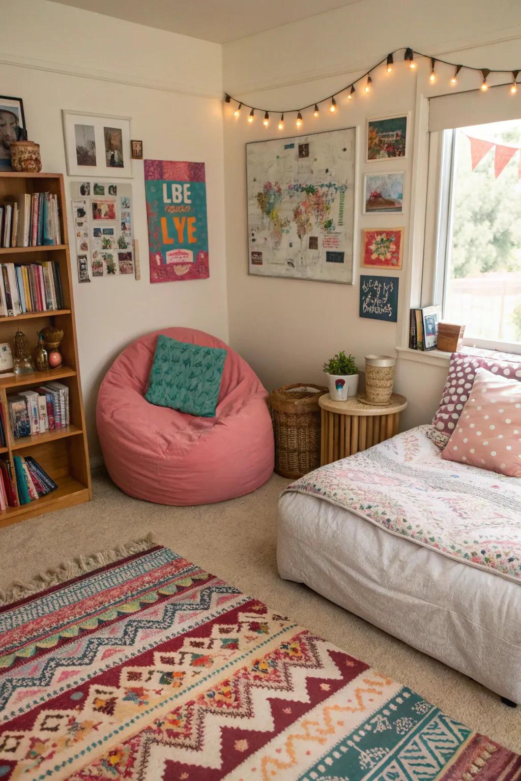 Combined textures bring depth and warmth.