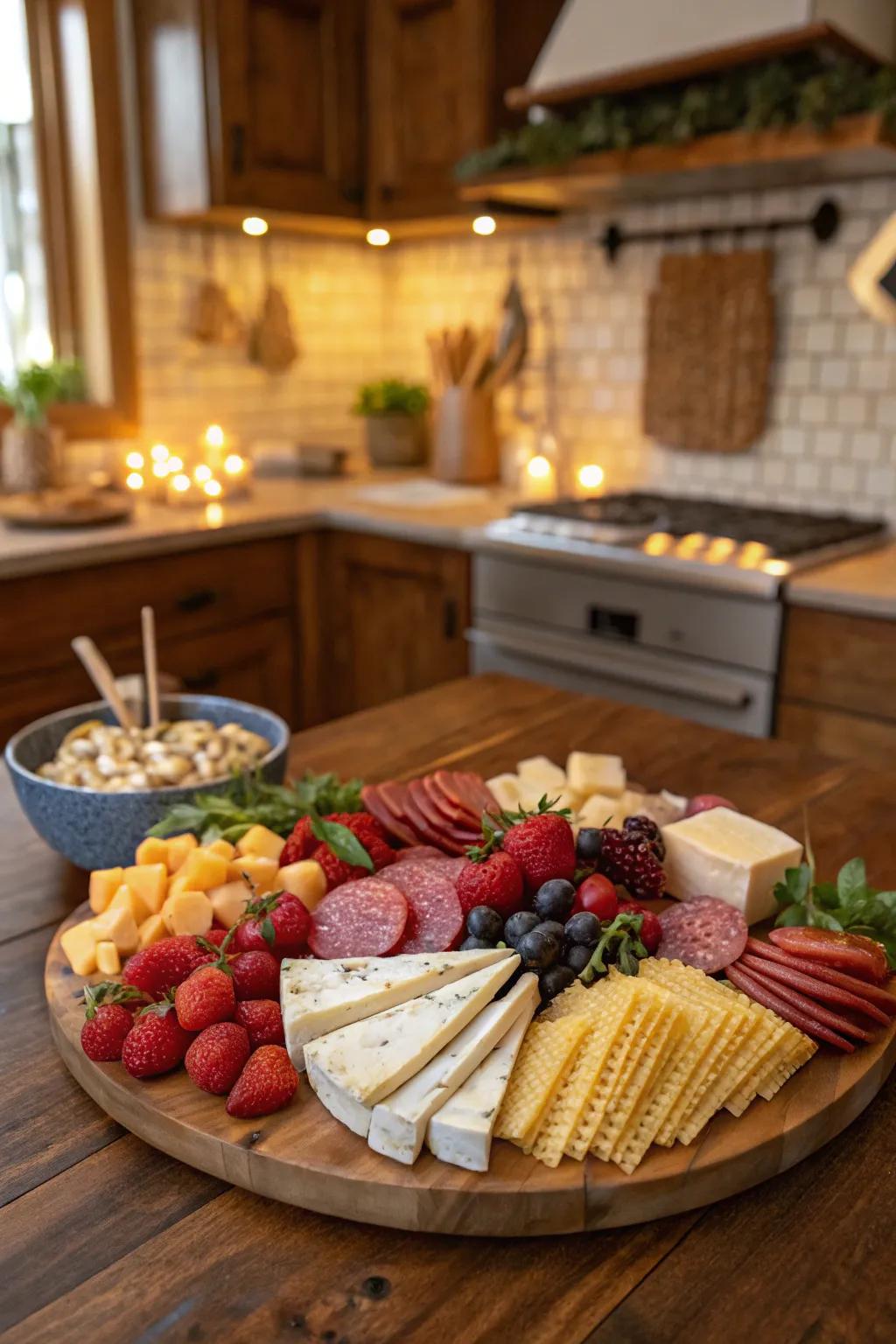 A snack arrangement that brings out the best flavors of fall.