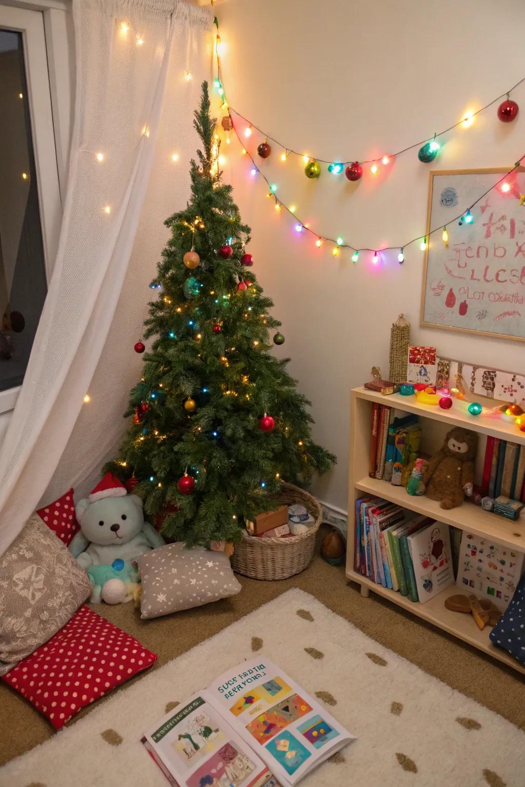 A celebratory recreation area that keeps toddlers engaged.