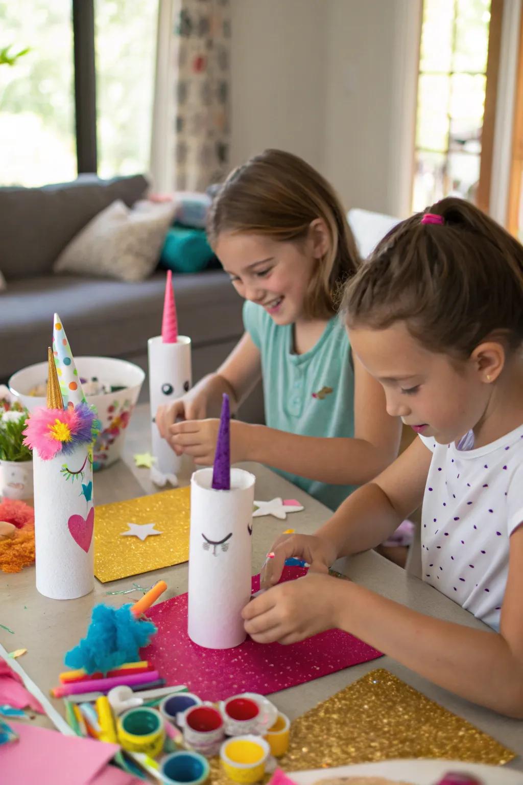 A crafting station for making prisms.