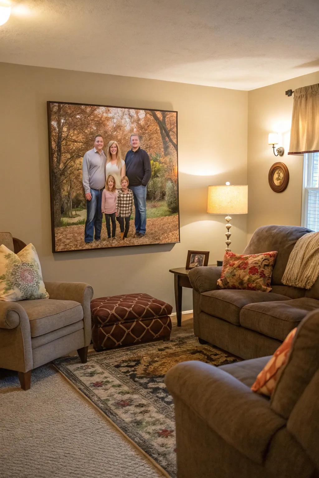 Personalized art makes your decor distinctly yours.