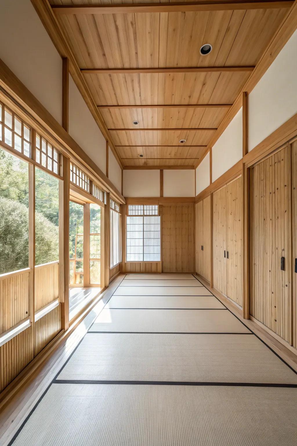 Minimalist wood designs.