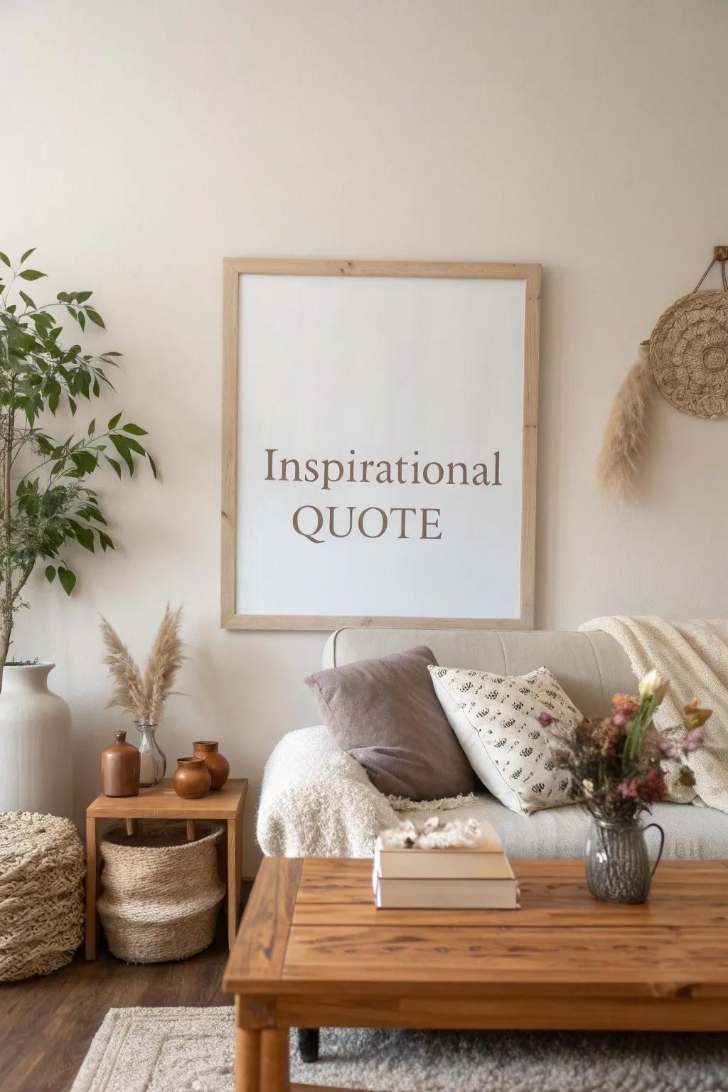 Lettering art offers daily encouragement.