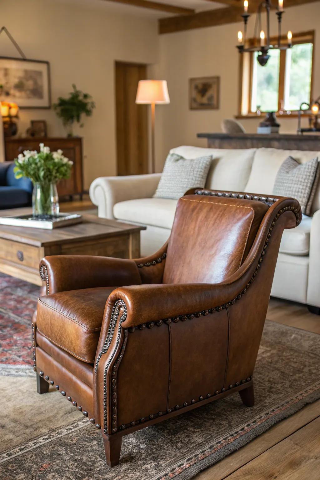 A mix of timeless and modern aesthetics generates a striking equilibrium.