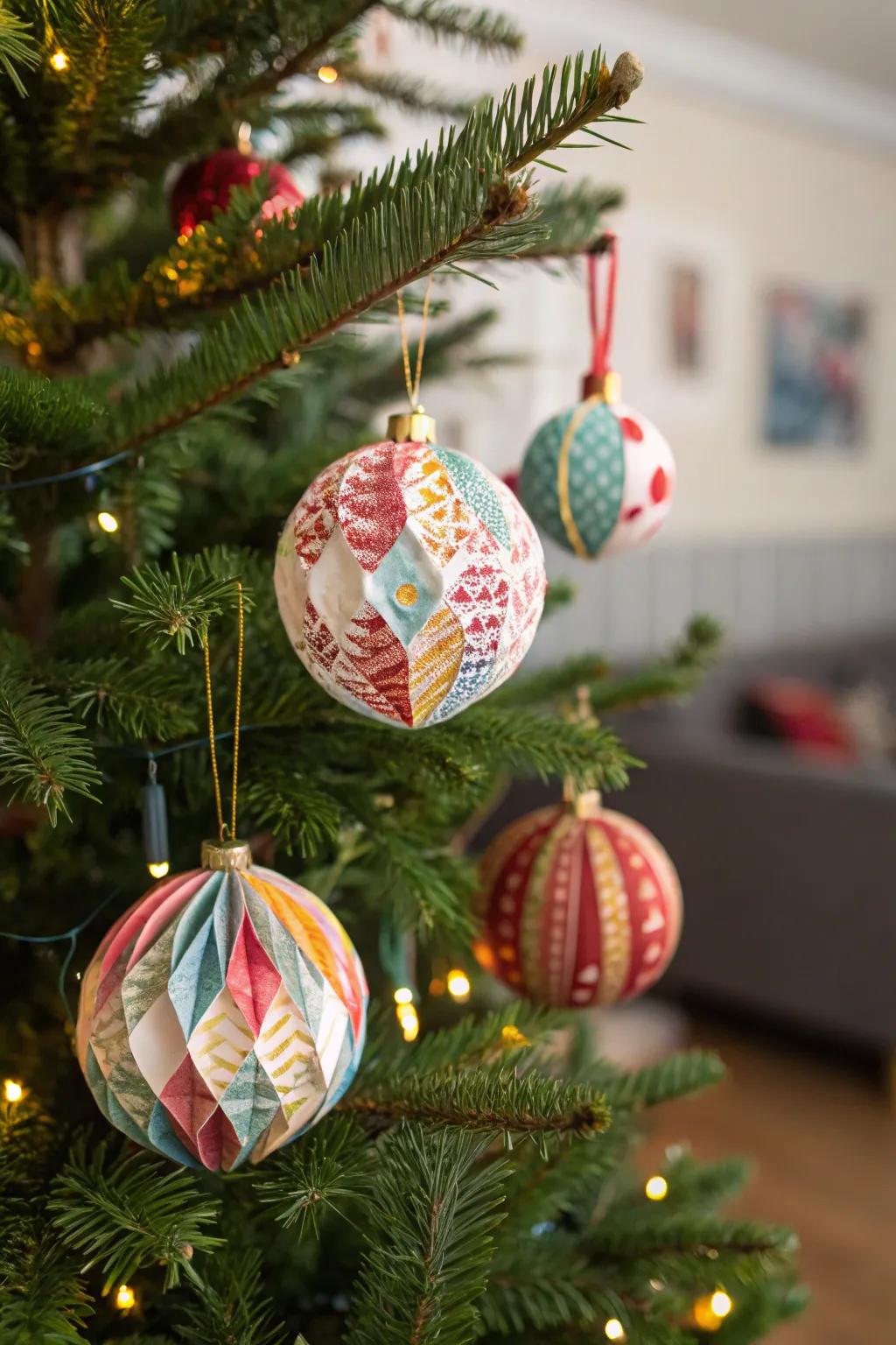 DIY paper ornaments that add a personal touch