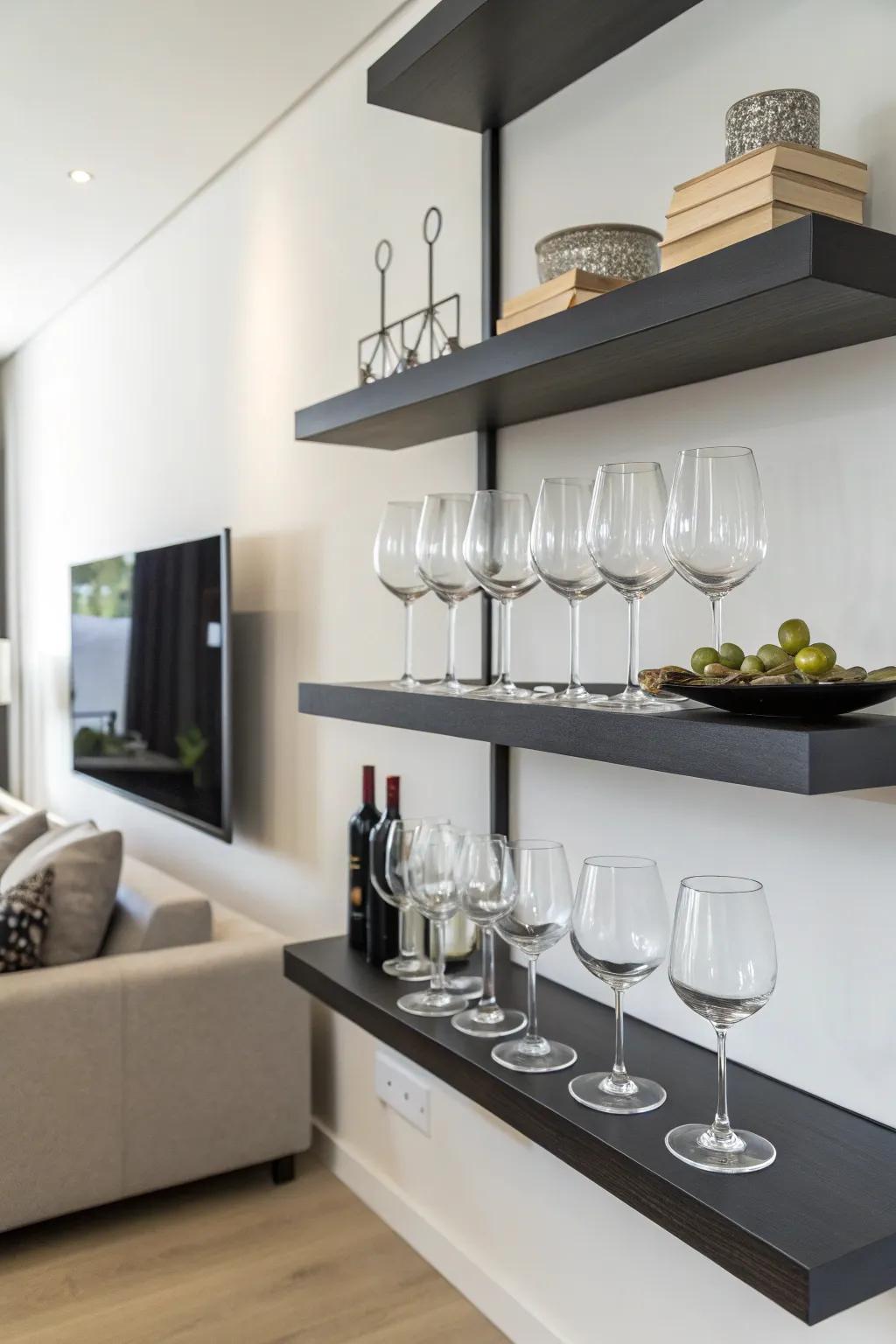 Simple drifting planks in a contemporary setting.