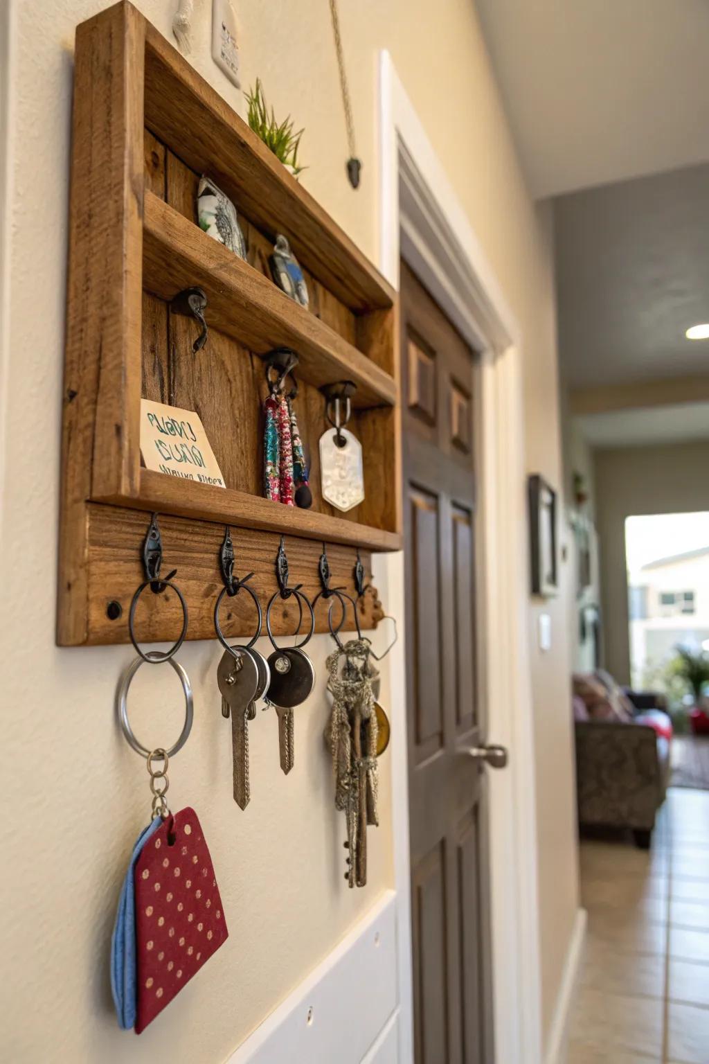 Timber key garages maintain easy access to your must-haves.