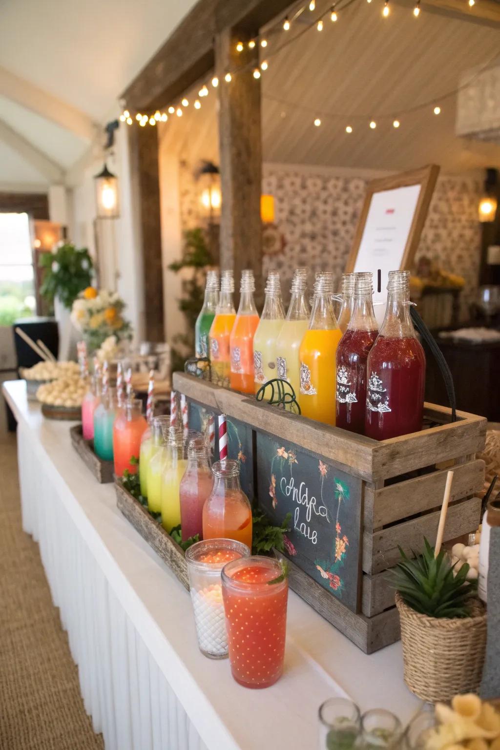 Themed Beverage Point: Refreshing and Fun for All