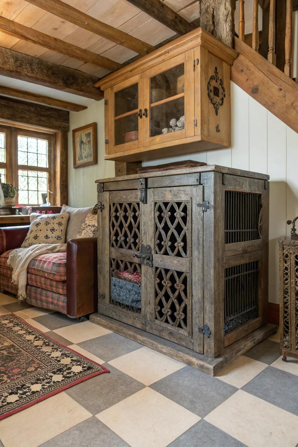 Vintage touches introduce timeless appeal to any area.