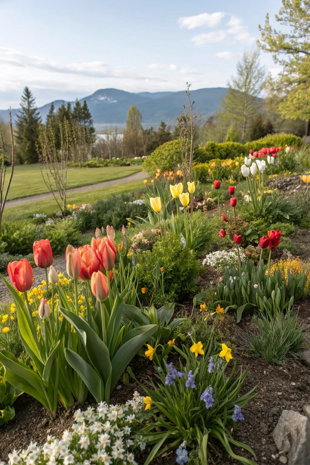 Seasonal surprises with radiant alpine bulbs.