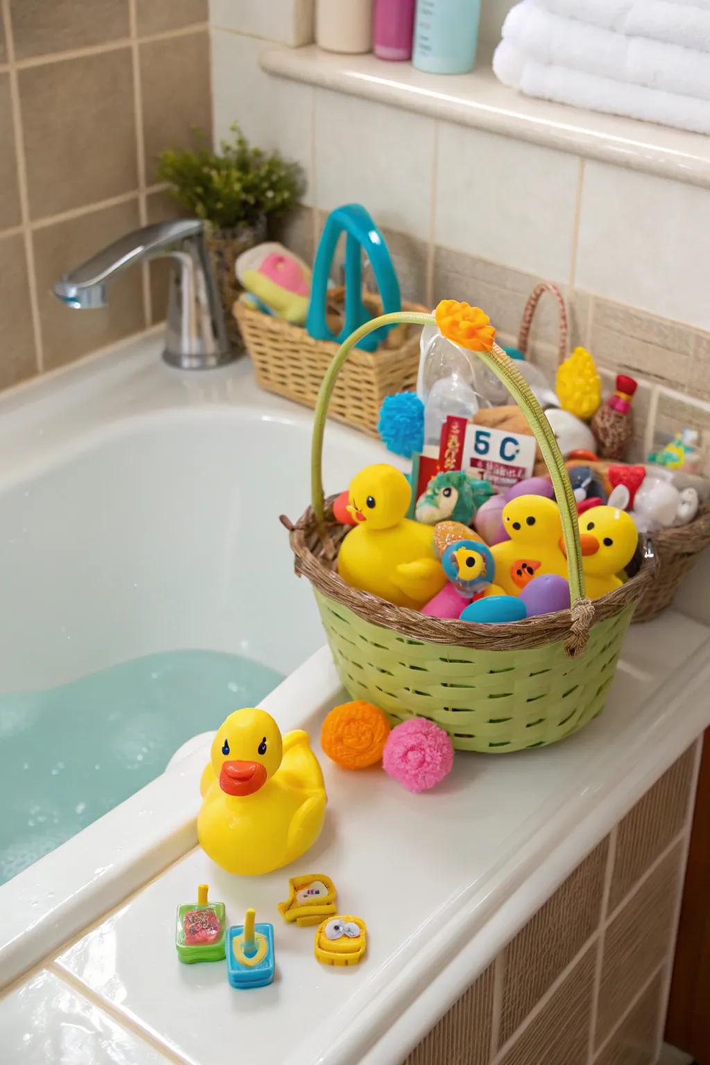 Bath time toys that create a splash in every Easter basket.