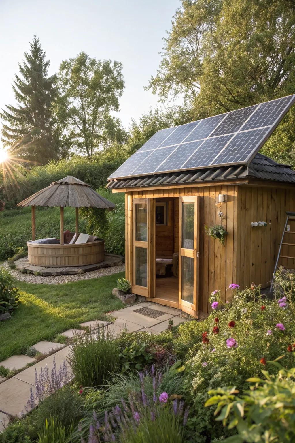 A solar-fueled escape for those focused on the environment.