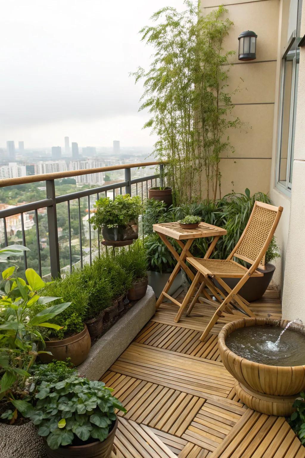 Bamboo flooring offers a sustainable and natural aesthetic, ideal for eco-friendly spaces.