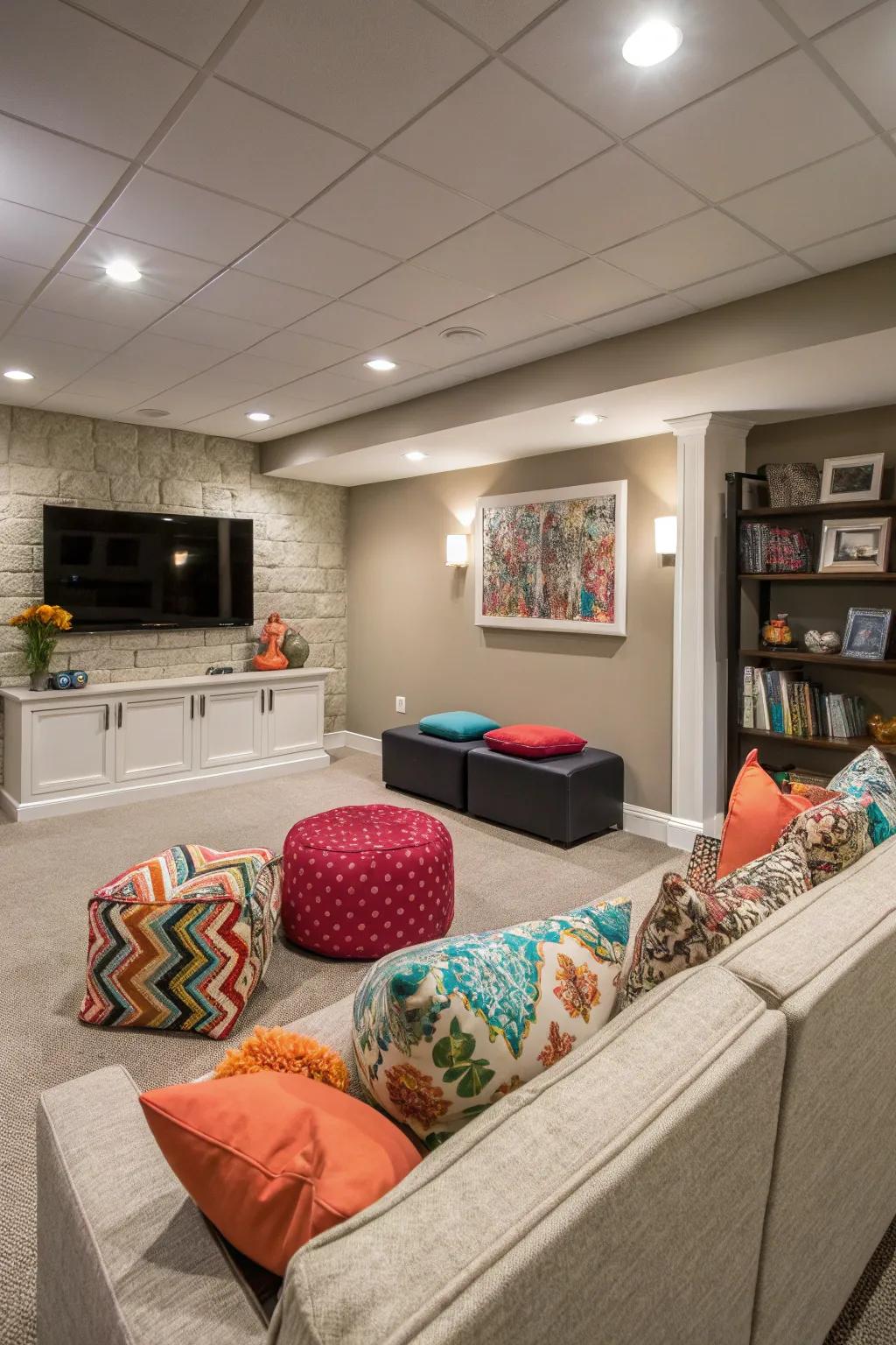 Harmonious color story.