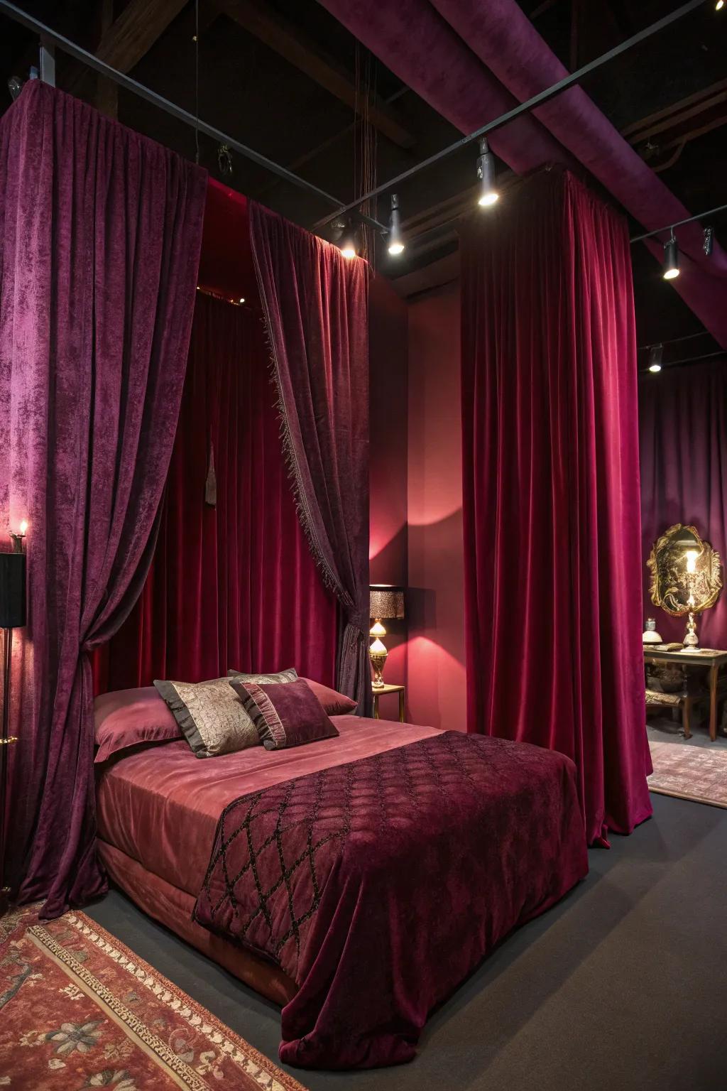 Add splendor with rich jewel tones.