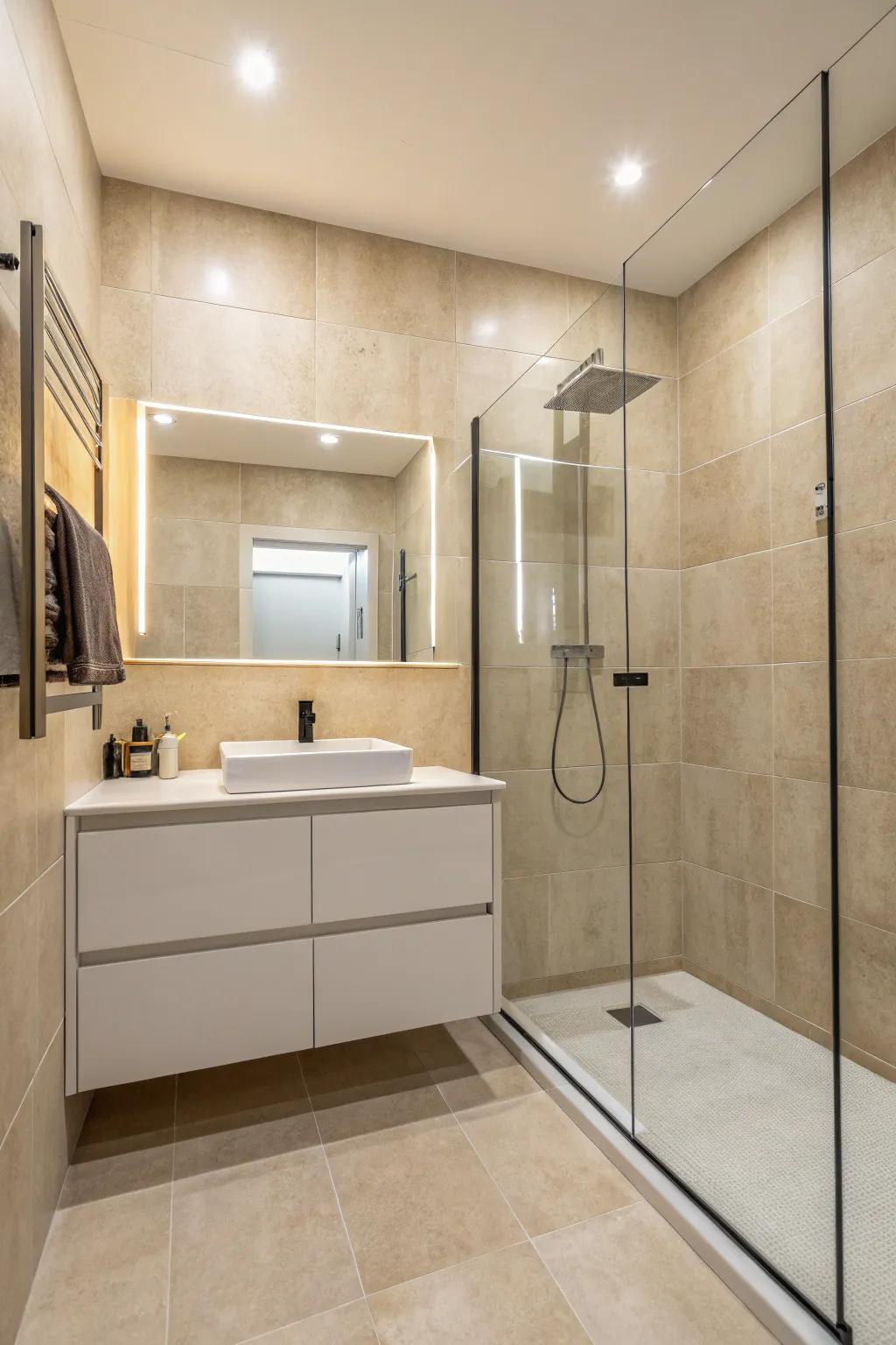 Minimalist design optimizes peace and simplicity.