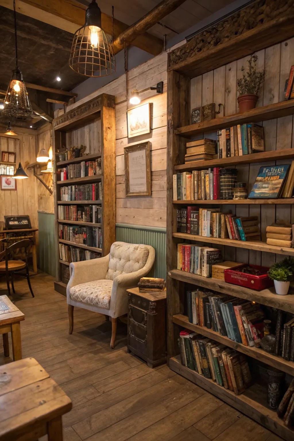 A down-to-earth nook that combines history with comfort.